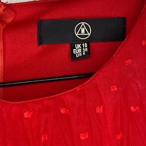 Red Missguided dress